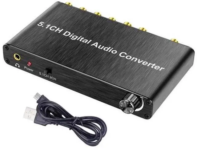 Main image of 5.1 Audio decoder Digital Audio Converter DTS/AC3 Dolby Decoder SPDIF input to 5.1CH