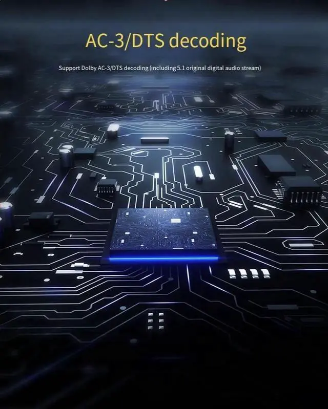 Alt view image 7 of 7 - 5.1 Audio decoder Digital Audio Converter DTS/AC3 Dolby Decoder SPDIF input to 5.1CH