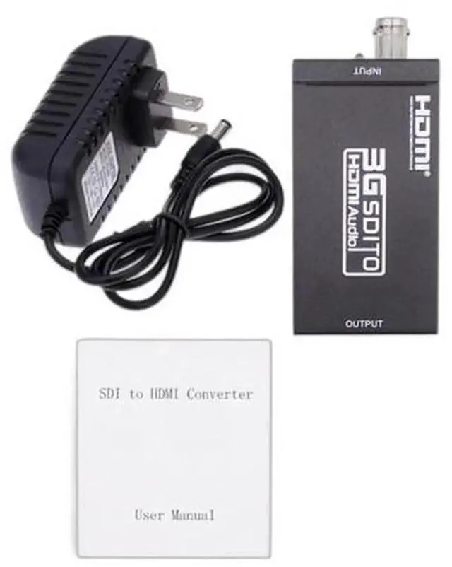 Alt view image 4 of 4 - The SDI to HDMI converter supports high-definition signal input. The SDI converter and HDMI converter have a wide voltage range