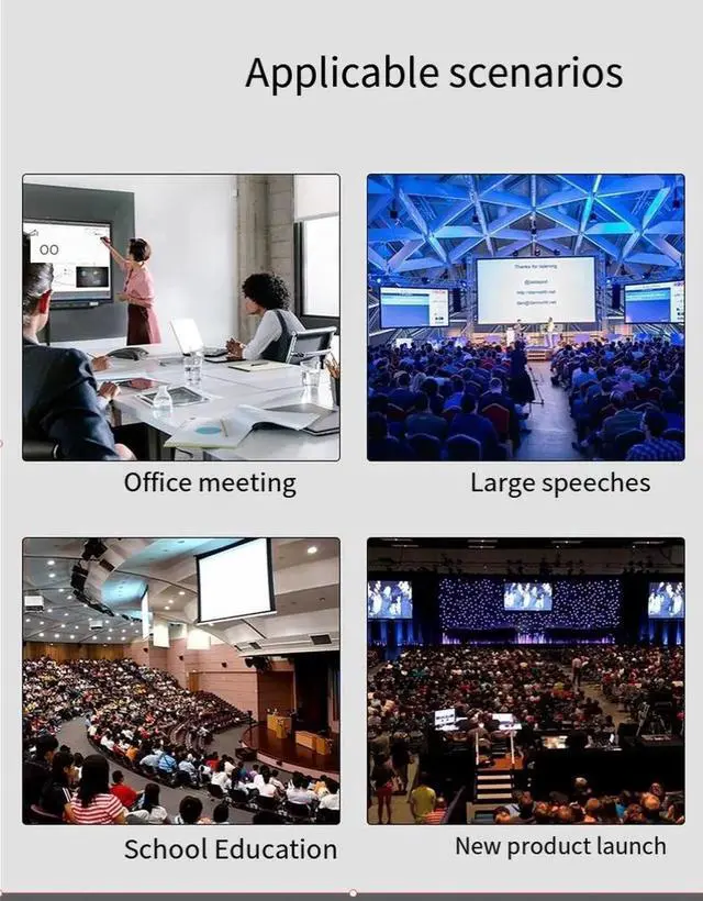 Alt view image 3 of 6 - 4K HDMI wireless transmitter, high-definition WIFI signal extender, 200-meter loop-out 5.8G video transmitter