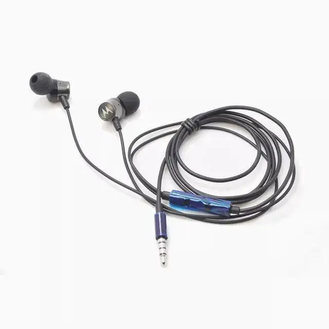Alt view image 4 of 4 - Moto E6 Plus Novo in-ear wire control headphones SH38C44959 3.5MM