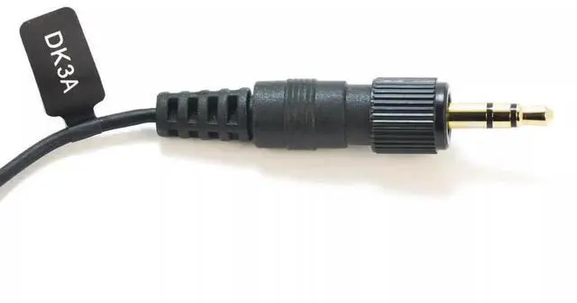 Alt view image 2 of 5 - Maple Flute Saramonic DK3A 3.5mm TRS lock broadcast grade omnidirectional collar microphone