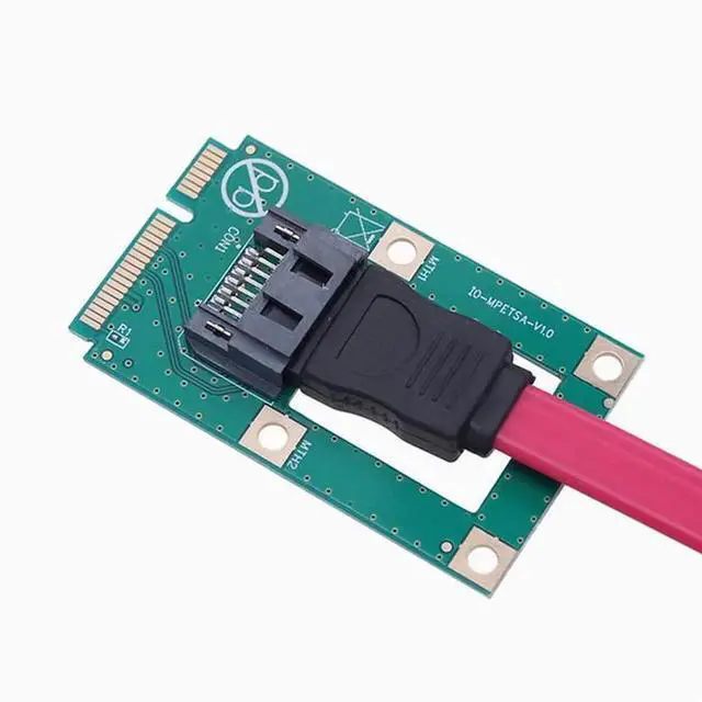 Alt view image 4 of 4 - to SATA adapter MSATA to 7-pin hard disk SSD solid State SATA3.0 interface adapter Card +SATA cable