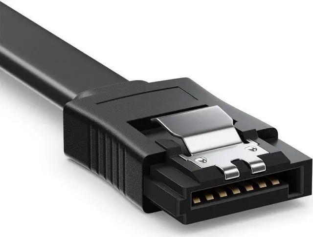 Alt view image 6 of 6 - SATA Cable III 10 Pack 6Gbps Straight HDD SDD Data Cable with Locking Latch 16 Inch(40cm) for SATA HDD, SSD, CD Driver, CD Writer