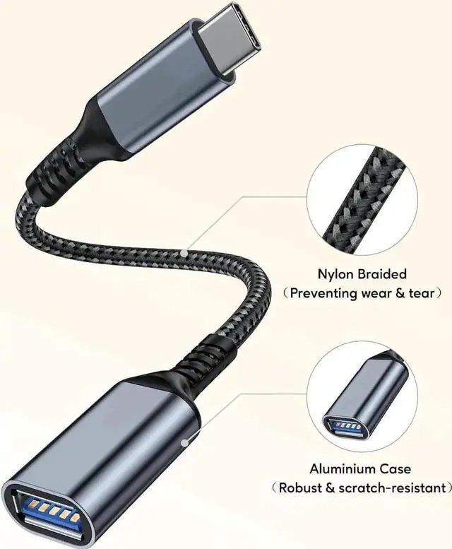 Alt view image 2 of 7 - USB C to USB 3.0 Adapter [2 pack] USB C to USB A Adapter USB Type-C to USB Thunderbolt 3 to USB Adapter OTG Cable for iPhone 15/15 Pro/15 Plus/15 Pro Max Macbook Pro/Air Galaxy S20 and more