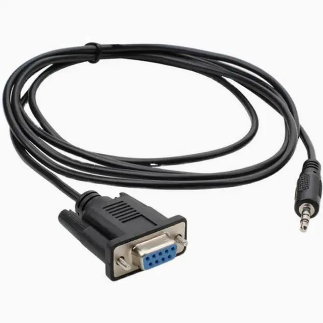 Alt view image 5 of 5 - RS232 Serial audio cable DB9 female Rs232 to stereo DC2.5 speaker cable 1.8M