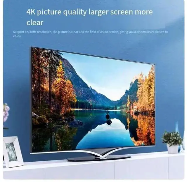 Alt view image 3 of 6 - 4K 60HZ Mini to HDMI adapter is suitable for Apple notebook and 4K TV display projector Mini dp converter Thunder macbook video connection converter computer