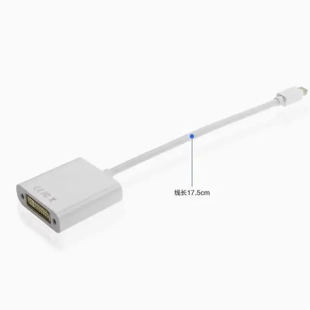 Alt view image 4 of 4 - Mini dp to dvi cable Apple computer with monitor/projector