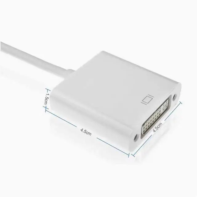Alt view image 2 of 4 - Mini dp to dvi cable Apple computer with monitor/projector