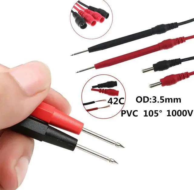 Alt view image 2 of 6 - AN860B+ Tester Digital Multimeter Profesional 6000 Counts Detector Tester Peak Multimetro Meter Analogico EsrLcr Meter - Red