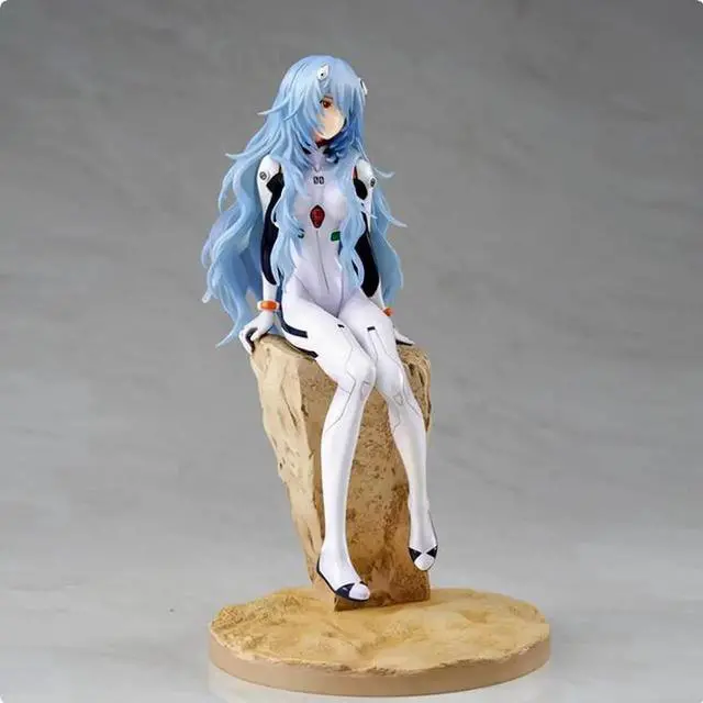 Alt view image 3 of 5 - Anime Evangelion: 3.0+1.01 Thrice Upon a Time Ayanami Rei Long hair styling MegaHouse EVA Precious G.E.M. Action Figures 22CM