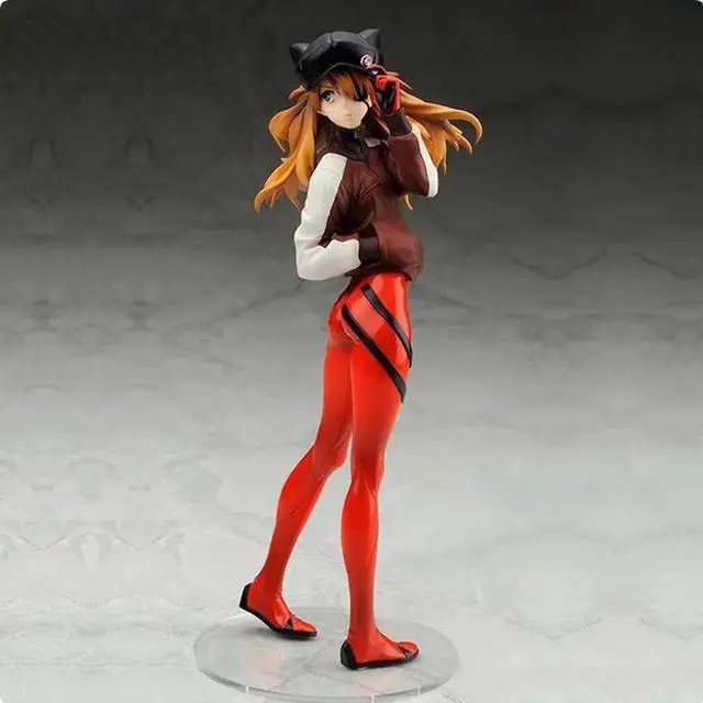 Alt view image 3 of 5 - Anime EVA Asuka new theater version sportswear 1/7 modeling Action Figure 23cm