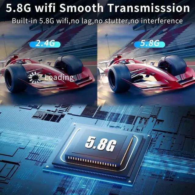 Alt view image 6 of 7 - Wireless HDMI Transmitter and Receiver, 165ft/50m Wireless HDMI for 4K Decode Input 1080P Output, Plug&Play Portable 2.4G/5.8G for Video and Audio to Monitor from PC/Projector/TV Box
