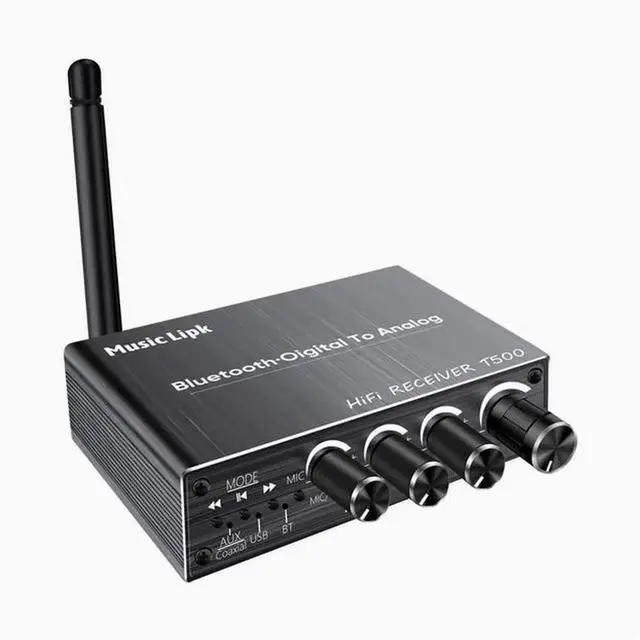 Main image of 5.3 Bluetooth receiver Wireless Audio adapter to old-fashioned speaker amplifier dedicated 6.5 Microphone Karaoke tape Coaxial cable