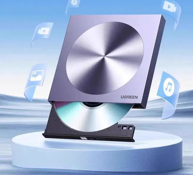 Main image of UGreen USB+TYPE-C interface, external optical drive case, portable cd, notebook external dvd reading, CD burner, computer disc reading