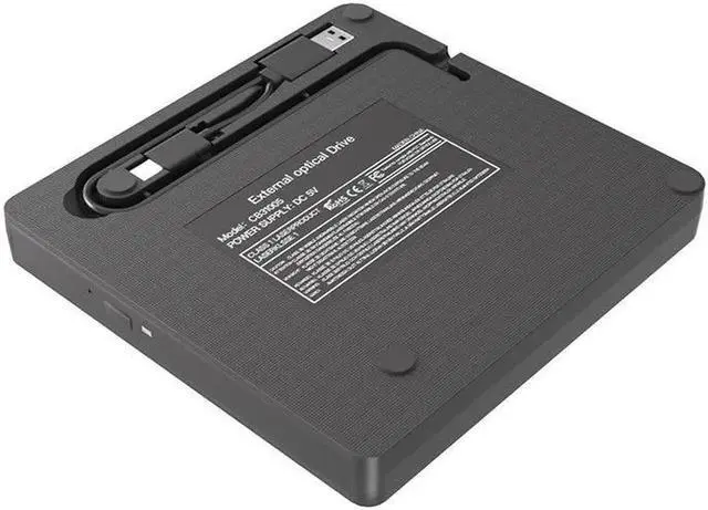 Alt view image 3 of 7 - External Blu Ray Drive, USB 3.0 and Type-C External Blu Ray Burner Portable Blu Ray DVD/CD/BD Player, 3D Optical Bluray CD DVD Drive Compatible with Windows XP/7/8/10/11 MacOS Laptop Desktop