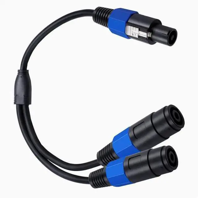Alt view image 5 of 5 - Speakon a revolution two female 8mm speaker cable Audio cable Ohm head cable 0.6² copper speaker connection cable