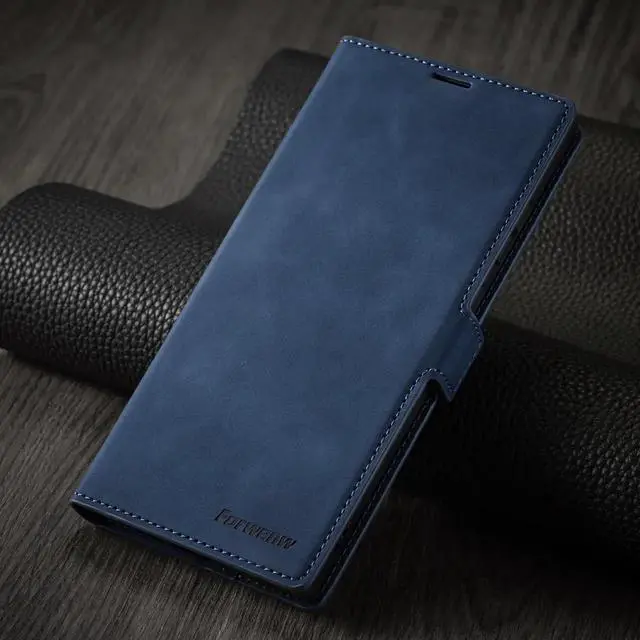 Alt view image 2 of 7 - WERLEO Case for Samsung Galaxy S25 Ultra 5G 6.9 inch Premium PU Leather Phone Cover with Card Holder Stand, Shockproof Flip Wallet Cover Blue