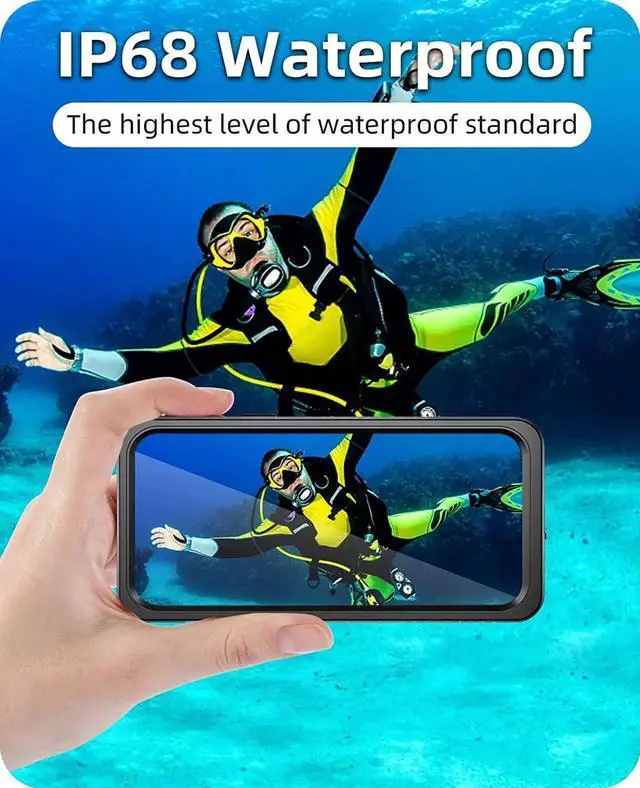 Alt view image 2 of 7 - iPhone 11 Pro Waterproof Case, 360 Full Body Protection Underwater Dirtproof Shockproof Clear Cover with Built-in Screen Protector for iPhone 11 Pro 5.8 inch