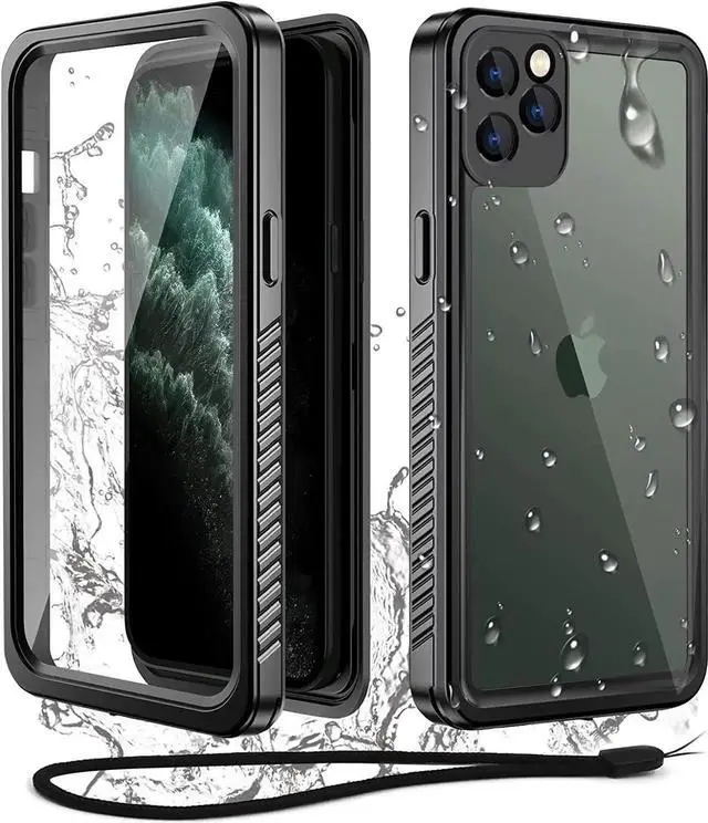 Main image of iPhone 11 Pro Waterproof Case, 360 Full Body Protection Underwater Dirtproof Shockproof Clear Cover with Built-in Screen Protector for iPhone 11 Pro 5.8 inch