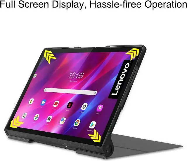 Alt view image 2 of 7 - Case For Lenovo Yoga Tab 11 2021, Ultra Lightweight Slim Smart Shell Stand Cover Case for Lenovo Yoga Tab 11 YT-J706 / YT-J706F with Auto Wake / Sleep