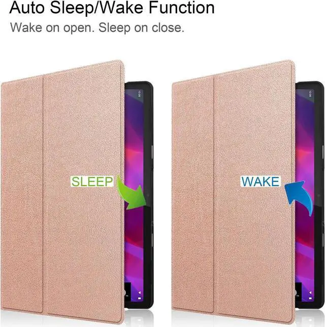 Alt view image 3 of 7 - Case For Lenovo Yoga Tab 11 2021, Ultra Lightweight Slim Smart Shell Stand Cover Case for Lenovo Yoga Tab 11 YT-J706 / YT-J706F with Auto Wake / Sleep