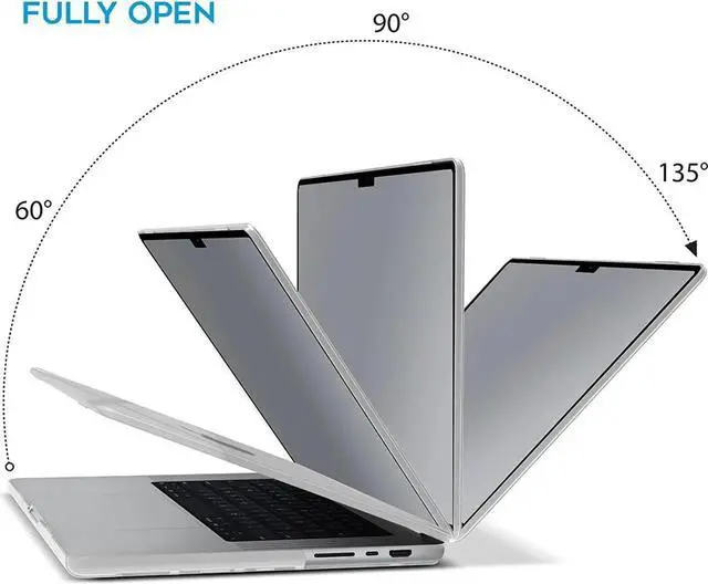 Alt view image 7 of 7 - Compatible with MacBook Pro 14 inch Case 2023 2022 2021 Release M2 A2779 A2442 M1 Pro/Max Chip with Touch ID, Hard Shell Case with Keyboard Cover