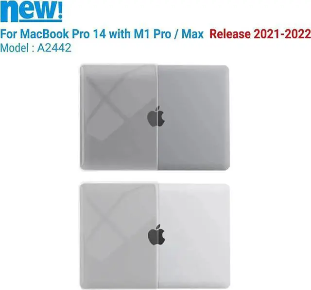 Alt view image 2 of 7 - Compatible with MacBook Pro 14 inch Case 2023 2022 2021 Release M2 A2779 A2442 M1 Pro/Max Chip with Touch ID, Hard Shell Case with Keyboard Cover