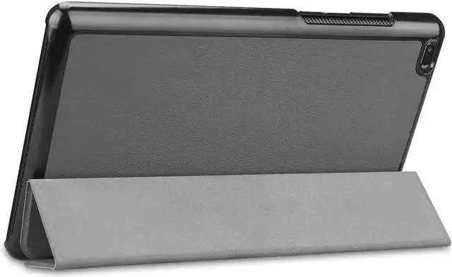 Alt view image 6 of 7 - Protective Case for Lenovo Tab E8 TB-8304F Slim Lightweight Smart Stand Cover Case for Lenovo Tablet 2018 Tab E 8 8 Inch Display Grey