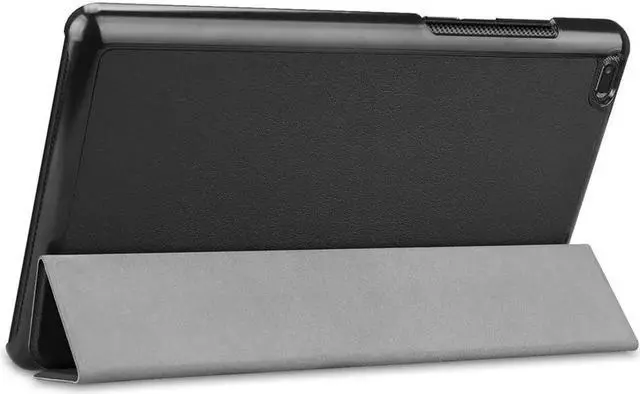 Alt view image 2 of 7 - Protective Case for Lenovo Tab E8 TB-8304F Slim Lightweight Smart Stand Cover Case for Lenovo Tablet 2018 Tab E 8 8 Inch Display Grey