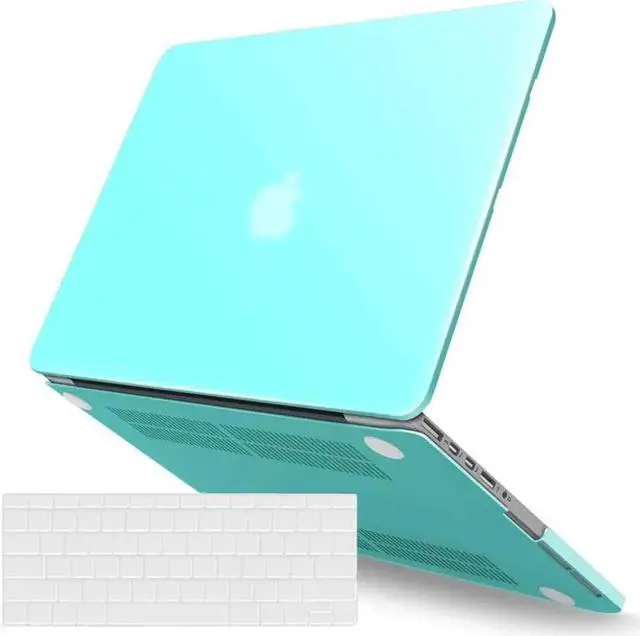 Main image of Compatible with MacBook Pro 13 Inch Retina Case Model A1502 A1425 (Older Version Release 2015 - end 2012), Plastic Hard Shell Case with Keyboard Cover Blue