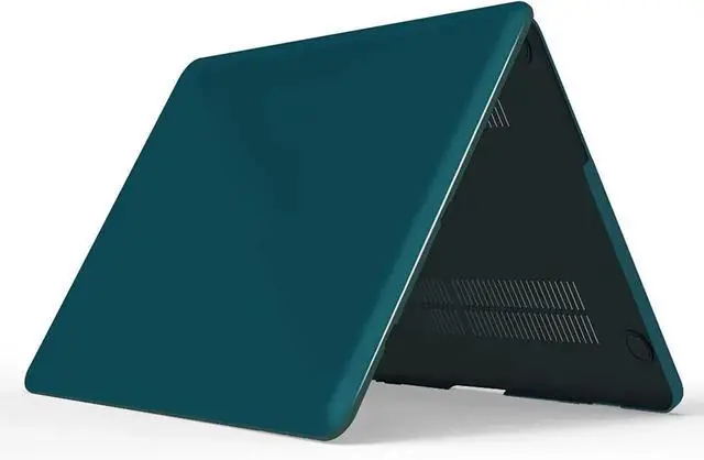 Alt view image 2 of 7 - Compatible with MacBook Pro 13 Inch Retina Case Model A1502 A1425 (Older Version Release 2015 - end 2012), Plastic Hard Shell Case with Keyboard Cover Dark Green