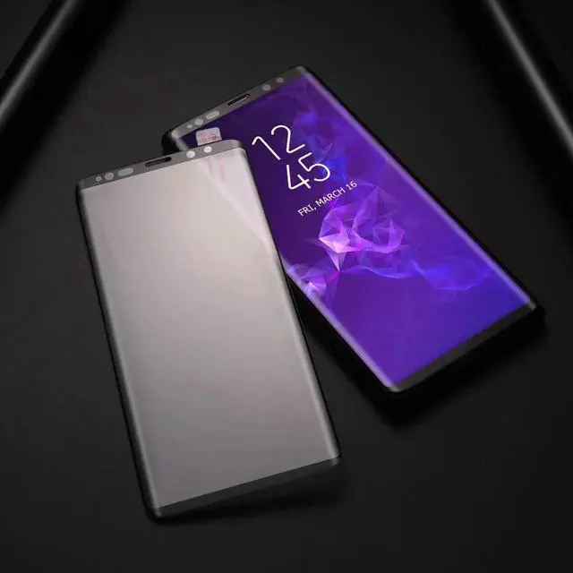 Alt view image 5 of 7 - 2 Packs Samsung Galaxy Note 9 Screen Protector Glass Werleo 3D Curved Full Screen Tempered Glass Screen Protector for Samsung Galaxy Note 9 - Case Friendly