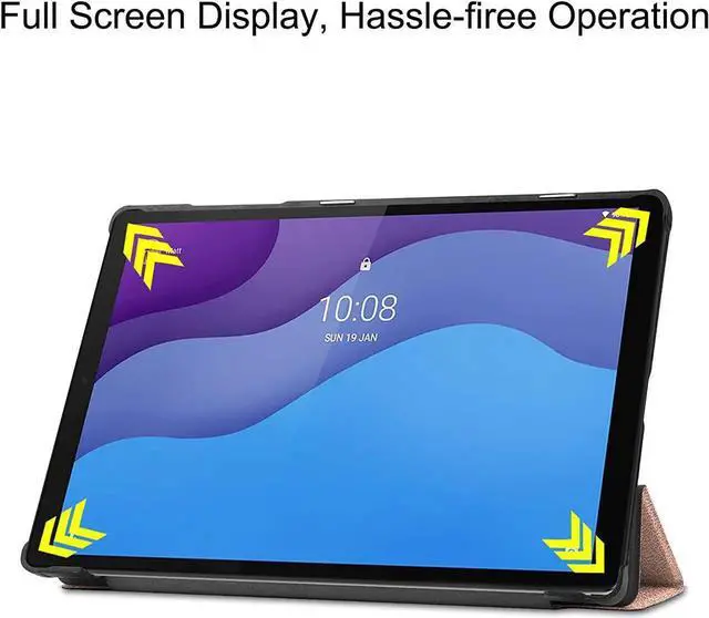 Alt view image 2 of 7 - Case for Lenovo Tab M10 HD (2nd Gen) 10.1 2020 TB-X306F, Smart Case Trifold Stand Slim Fiit Lightweight Shockproof Case Cover for Lenovo Tab M10 HD (2nd Gen) 10.1 2020