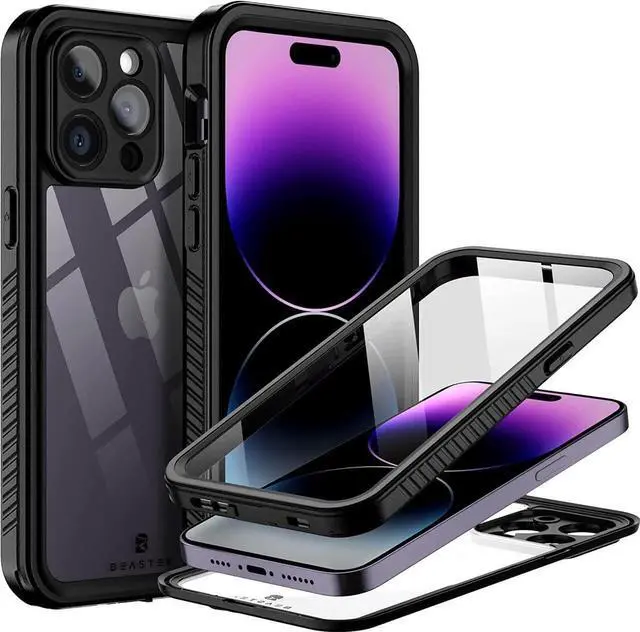 Main image of For Apple iPhone 14 Pro Max Waterproof Case with Built-in Screen Protector IP68 Shockproof Protective Cover For iPhone 14 Pro Max 6.7 inch