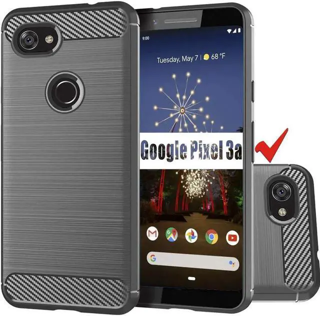 Main image of Google Pixel 3 Lite Case Google Pixel 3a Case WERLEO Soft Slim Shockproof Anti-Fingerprint Full Protective Phone Case Cover for Google Pixel 3 Lite / Pixel 3a Gray