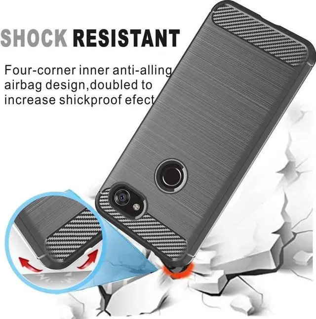 Alt view image 5 of 7 - Google Pixel 3 Lite Case Google Pixel 3a Case WERLEO Soft Slim Shockproof Anti-Fingerprint Full Protective Phone Case Cover for Google Pixel 3 Lite / Pixel 3a Gray