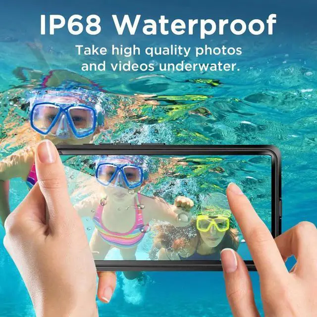 Alt view image 5 of 7 - Compatible for Samsung Galaxy S23 Ultra Case Waterproof with Built-in Lens & Screen Protector Full Body Protective Case for Galaxy S23 Ultra 6.8 inch 2023