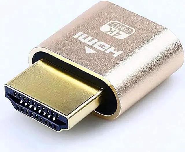 Alt view image 5 of 5 - HDMI Dummy Plug 4K Display Emulator Compatible with Windows Mac OSX Linux Support 4kx2k 2160P 1080p for Computer Desktop fitHeadless 2 Pack