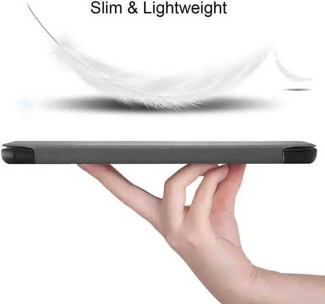 Alt view image 3 of 7 - Case Compatible with Lenovo Tab M7 TB-7305F 7" Tablet, Slim Lightweight Smart Shell Stand Cover Case Fit Lenovo Tab M7 TB-7305F (7")/Tab M7 (2nd Gen), Not Fit Other Models - Black