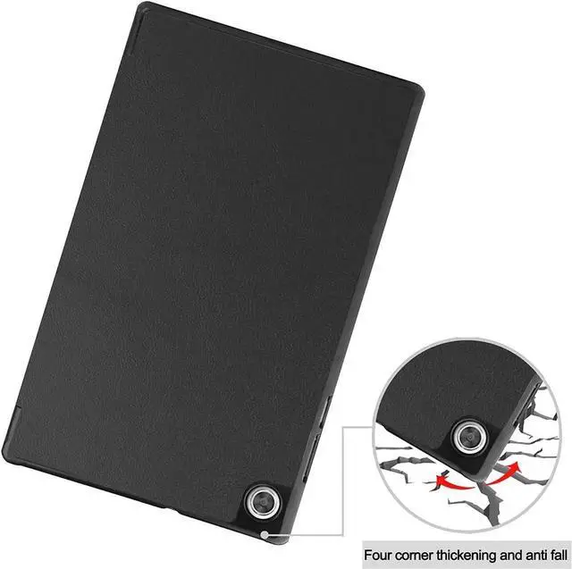 Alt view image 2 of 7 - Case for Lenovo Tab M10 HD 2nd Generation 10.1 inch 2020 TB-X306F, Shockproof Protective Cover Ultra Slim with Trifold Kickstand for Lenovo Tab M10 HD (2nd Gen) 10.1" 2020