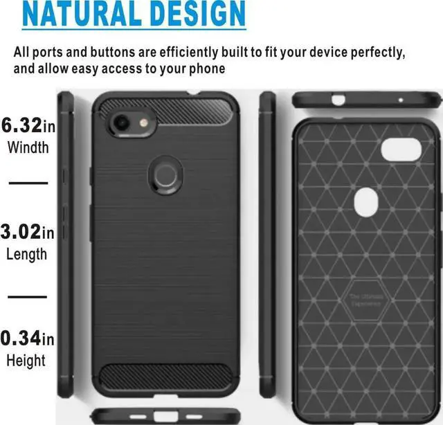 Alt view image 6 of 7 - Google Pixel 3 Lite XL Case Google Pixel 3a XL Case WERLEO Soft Slim Shockproof Anti-Fingerprint Full Protective Phone Cases for Google Pixel 3 Lite XL / Pixel 3a XL