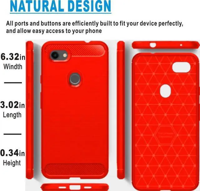 Alt view image 6 of 7 - Google Pixel 3 Lite XL Case Google Pixel 3a XL Case WERLEO Soft Slim Shockproof Anti-Fingerprint Full Protective Phone Cases for Google Pixel 3 Lite XL / Pixel 3a XL