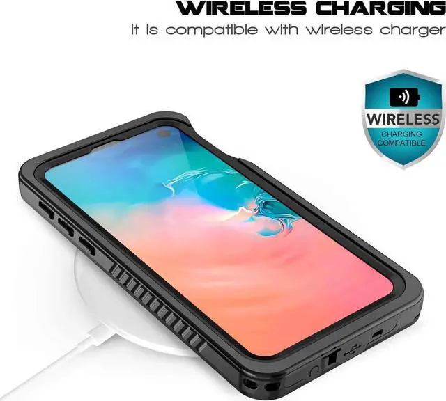 Alt view image 7 of 7 - For Samsung Galaxy S10E Waterproof Case, Underwater Snowproof Dirtproof Shockproof Full Body Cover Waterproof Case for Samsung Galaxy S10E 5.8 inch