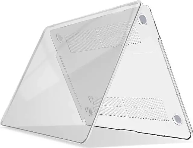 Alt view image 2 of 7 - Compatible with 2022 M2 MacBook Pro 13 Inch Case 2021 2020 M1 A2338 A2289 A2251 A2159 A1989 A1706 A1708, Hard Shell Case & Keyboard Cover for Mac Pro 13 Touch Bar Crystal Clear