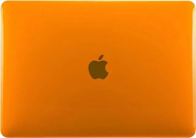 Alt view image 6 of 6 - Compatible with 2022 M2 MacBook Pro 13 Inch Case 2021 2020 M1 A2338 A2289 A2251 A2159 A1989 A1706 A1708, Hard Shell Case & Keyboard Cover for Mac Pro 13 Touch Bar Crystal Orange
