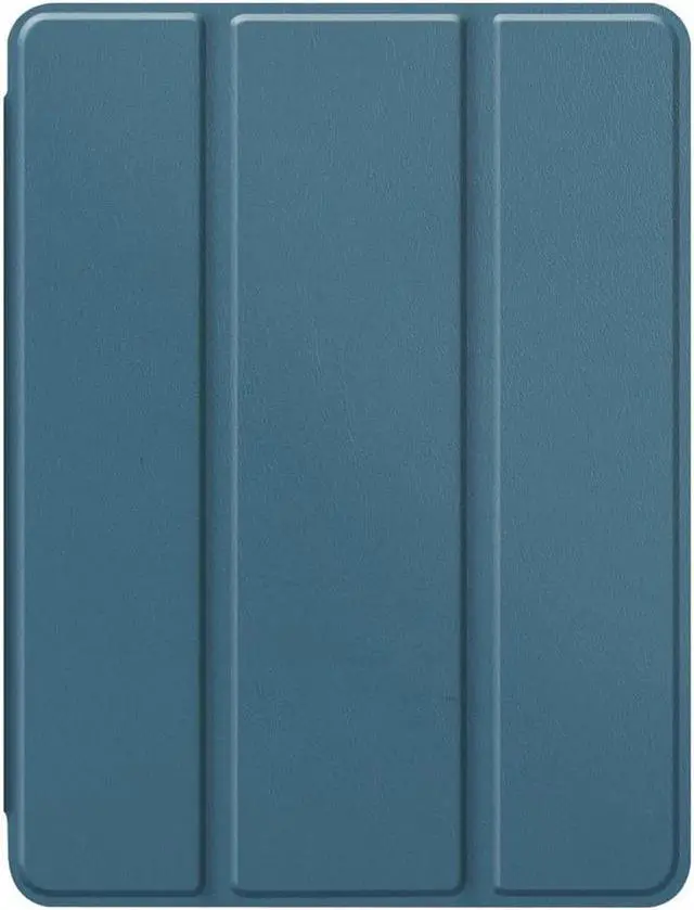 Alt view image 6 of 7 - iPad Pro 11 inch Case 2022 2021 2020 2018 with Pencil Holder, Slim Lightweight Trifold Stand Cover with Soft TPU Back Cover - Auto Sleep / Wake+Pencil Charging - Smart Case Dark Green