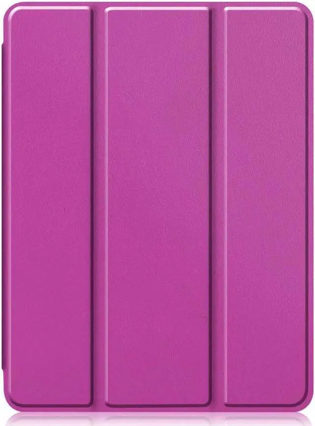 Alt view image 4 of 7 - iPad Pro 11 inch Case 2022 2021 2020 2018 with Pencil Holder, Slim Lightweight Trifold Stand Cover with Soft TPU Back Cover - Auto Sleep / Wake+Pencil Charging - Smart Case Rose Red