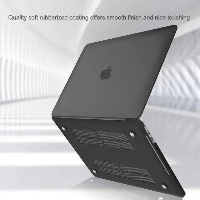 Alt view image 5 of 7 - MacBook Pro 13 Case 2020 Release A2338 M1 A2289 A2251, Hard Case Shell Cover and Keyboard Skin Cover for MacBook Pro 13 Inch Model M1 A2338 A2289 A2251