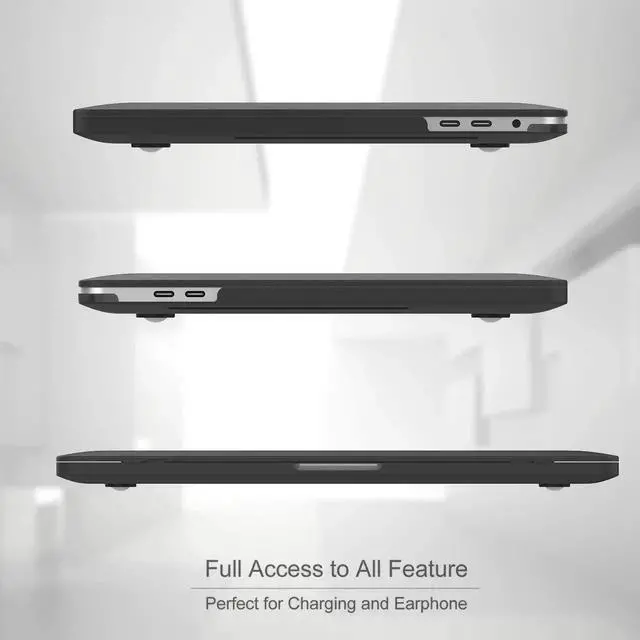 Alt view image 7 of 7 - MacBook Pro 13 Case 2020 Release A2338 M1 A2289 A2251, Hard Case Shell Cover and Keyboard Skin Cover for MacBook Pro 13 Inch Model M1 A2338 A2289 A2251